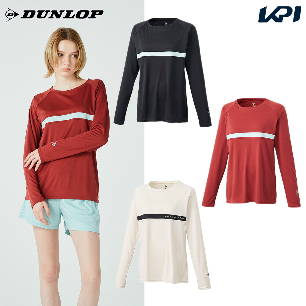 ダンロップ DUNLOP テニスウェア レディース ロングスリーブ Tシャツ DAL8563W 2025FW