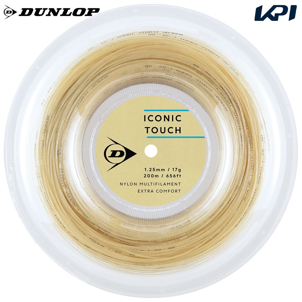 ダンロップ DUNLOP テニスガット・ストリング ICONIC TOUCH アイコニック・タッチ 200mロール ロールタイプ DSTA32011 19,048円