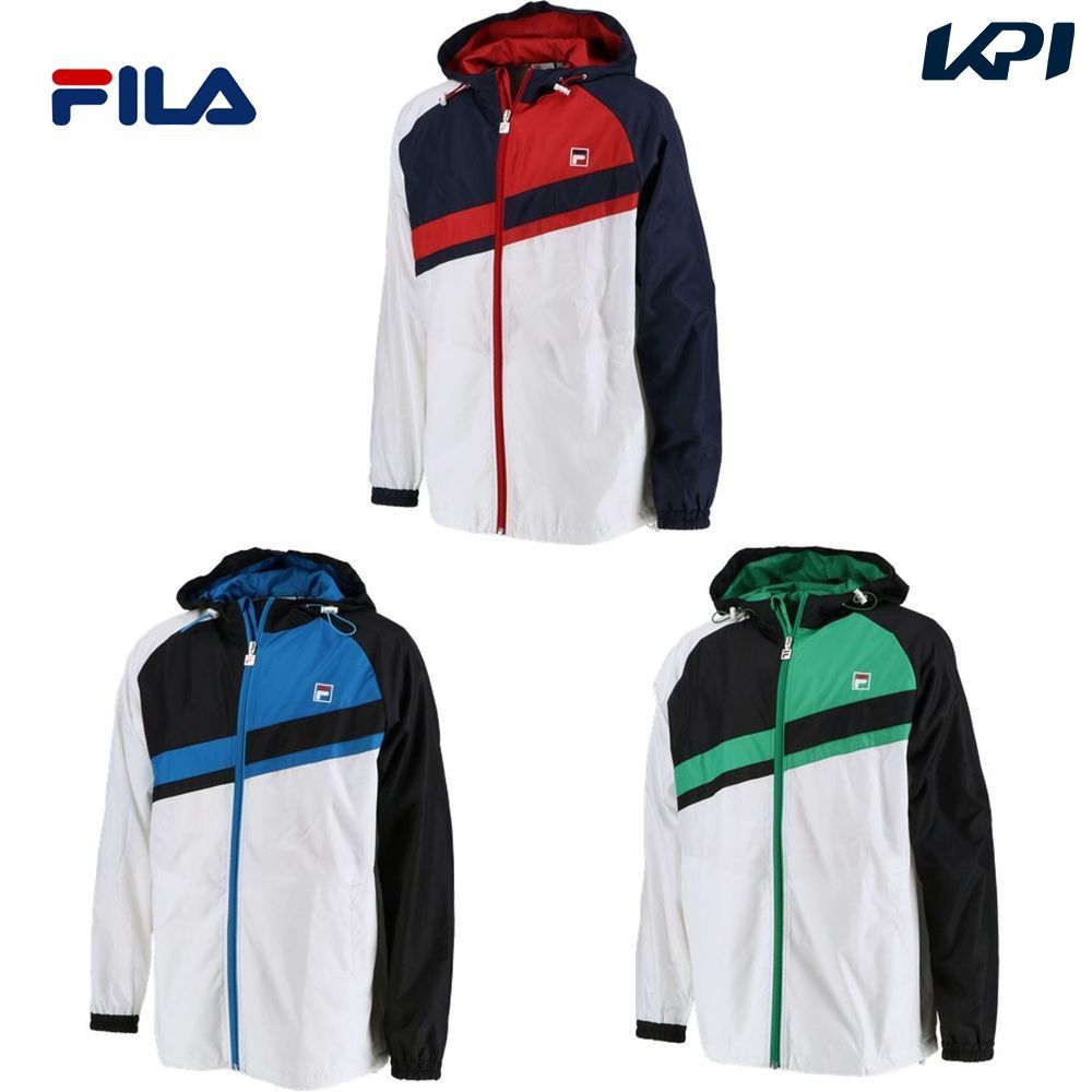 FILA - FILA フィラ テニスウェア プルパーカー VM5600グリーン メンズ