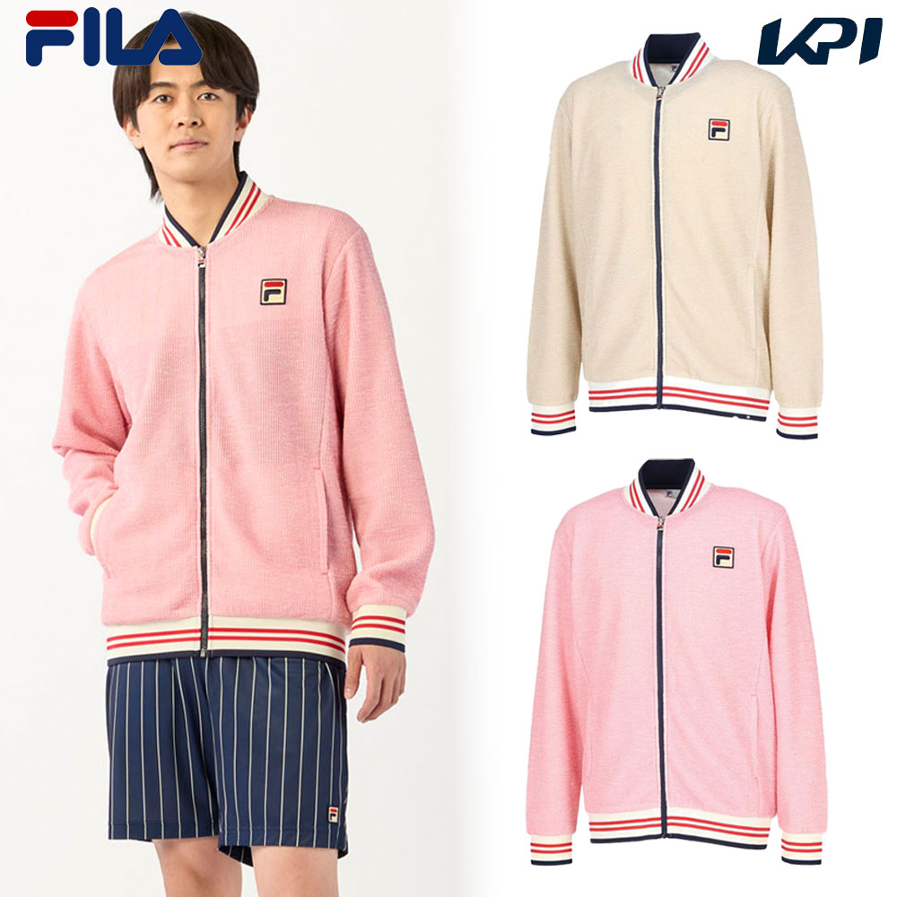 フィラ FILA テニスウェア メンズ トラックジャケット CZ6SGM003 2026SS｜KPI24
