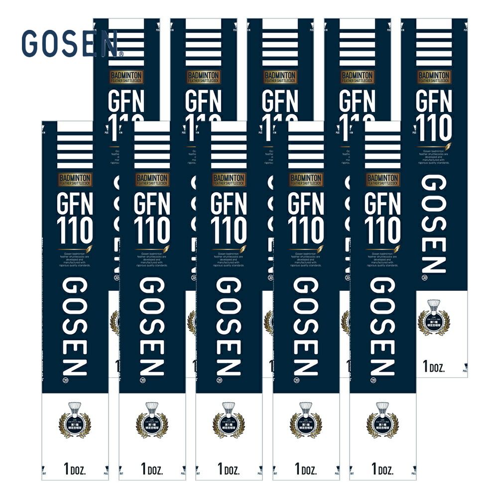 GOSEN - 新品　ゴーセン  シャトル  １０本　オパール 楽天市場】10ダース・GOSEN ハイブリッドシャトルコック GHS