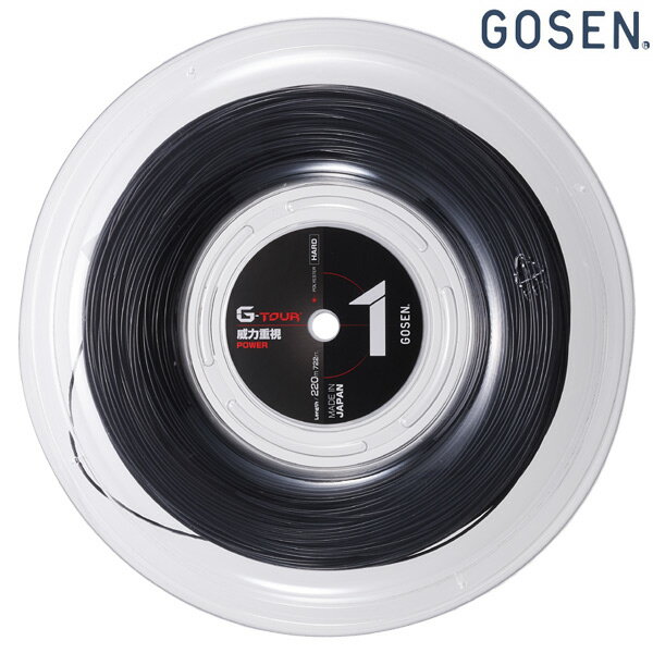 GOSEN（ゴーセン）「G-TOUR1（ジーツアー1） 16GA 220mロール TSGT102」 硬式テニスストリング（ガット）｜KPI24