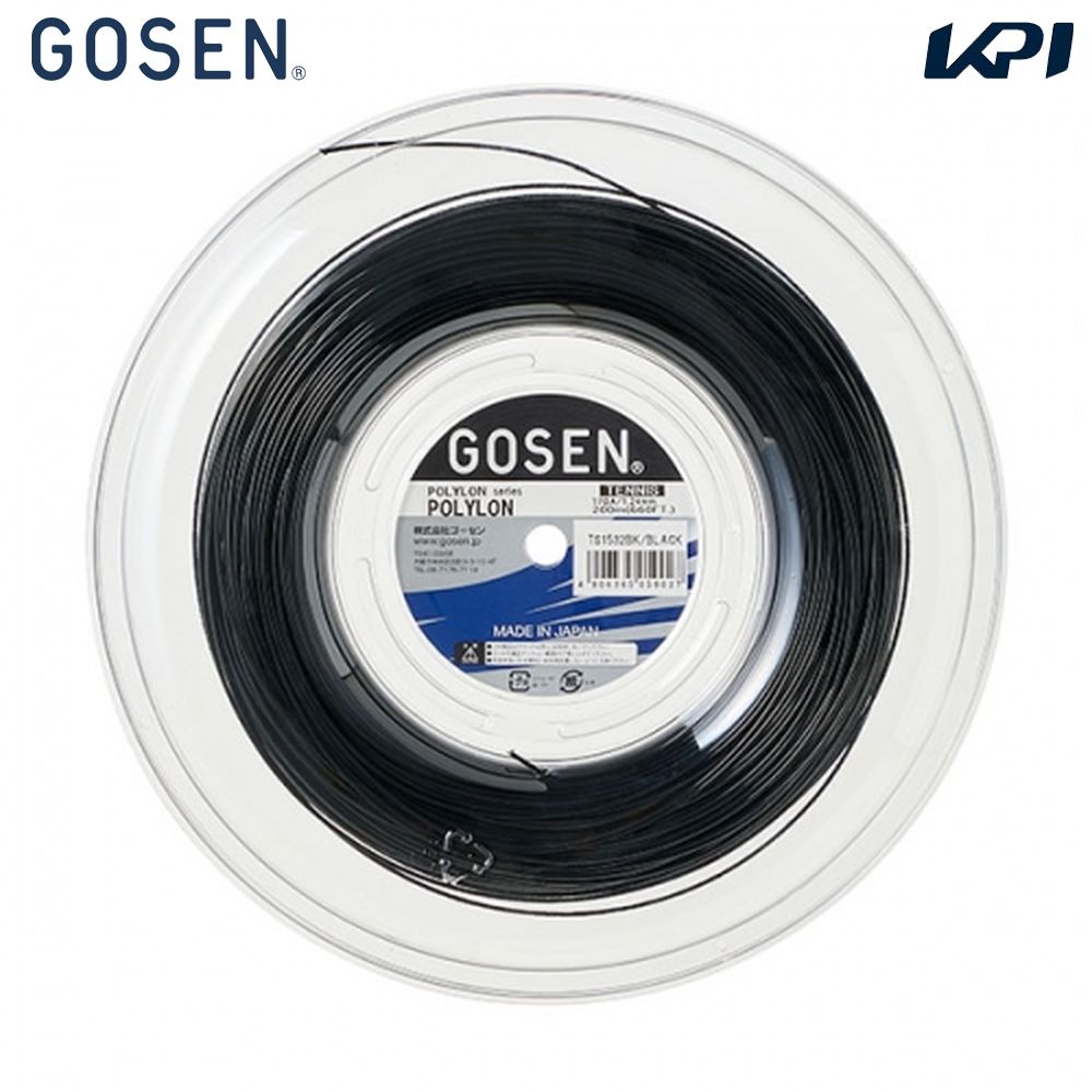 ゴーセン GOSEN テニスガット・ストリング POLYLON 18 200mロール ポリロン 18 TS1542