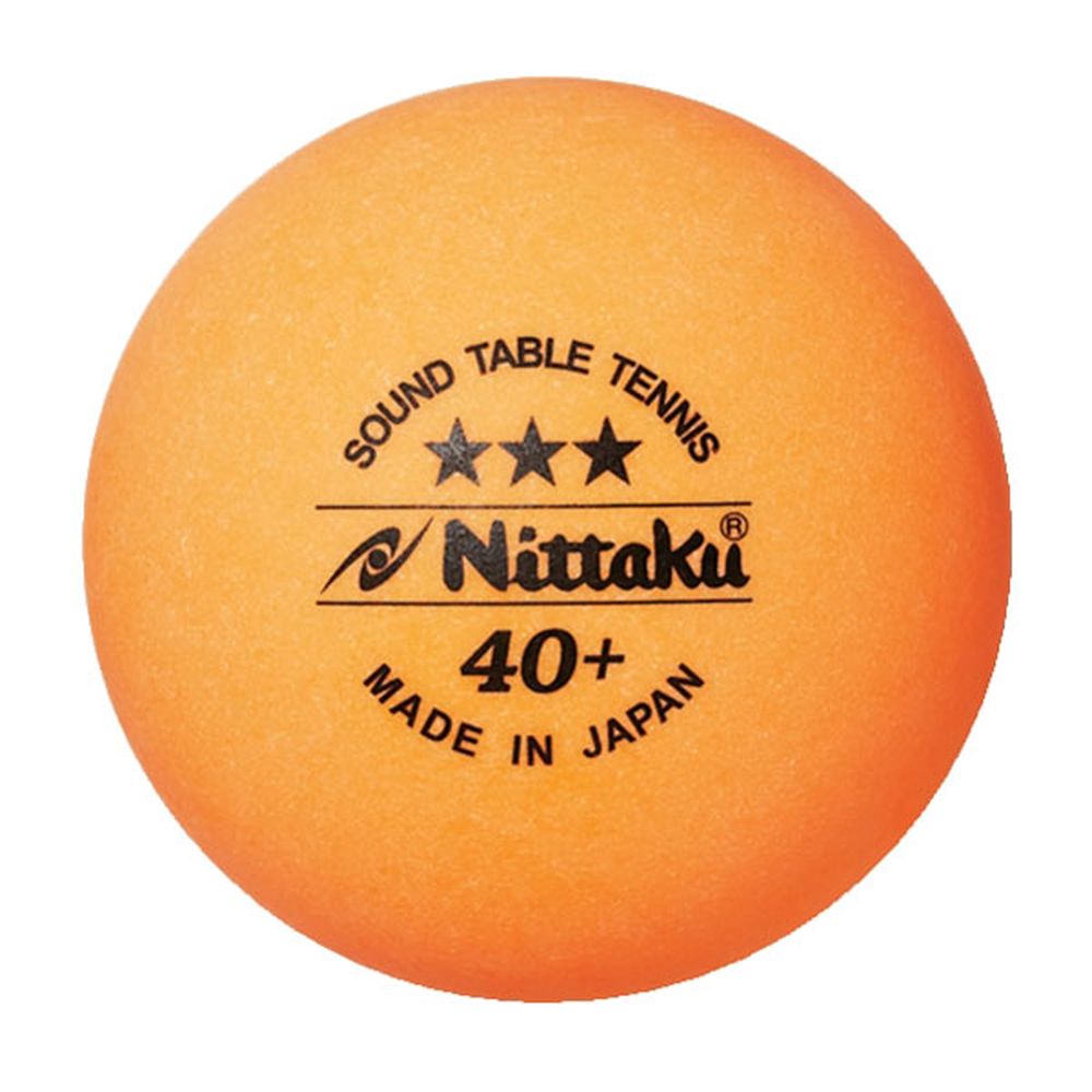 ニッタク Nittaku 卓球ボール プラ サウンドボール 3コイリ 4セット NB1610-4