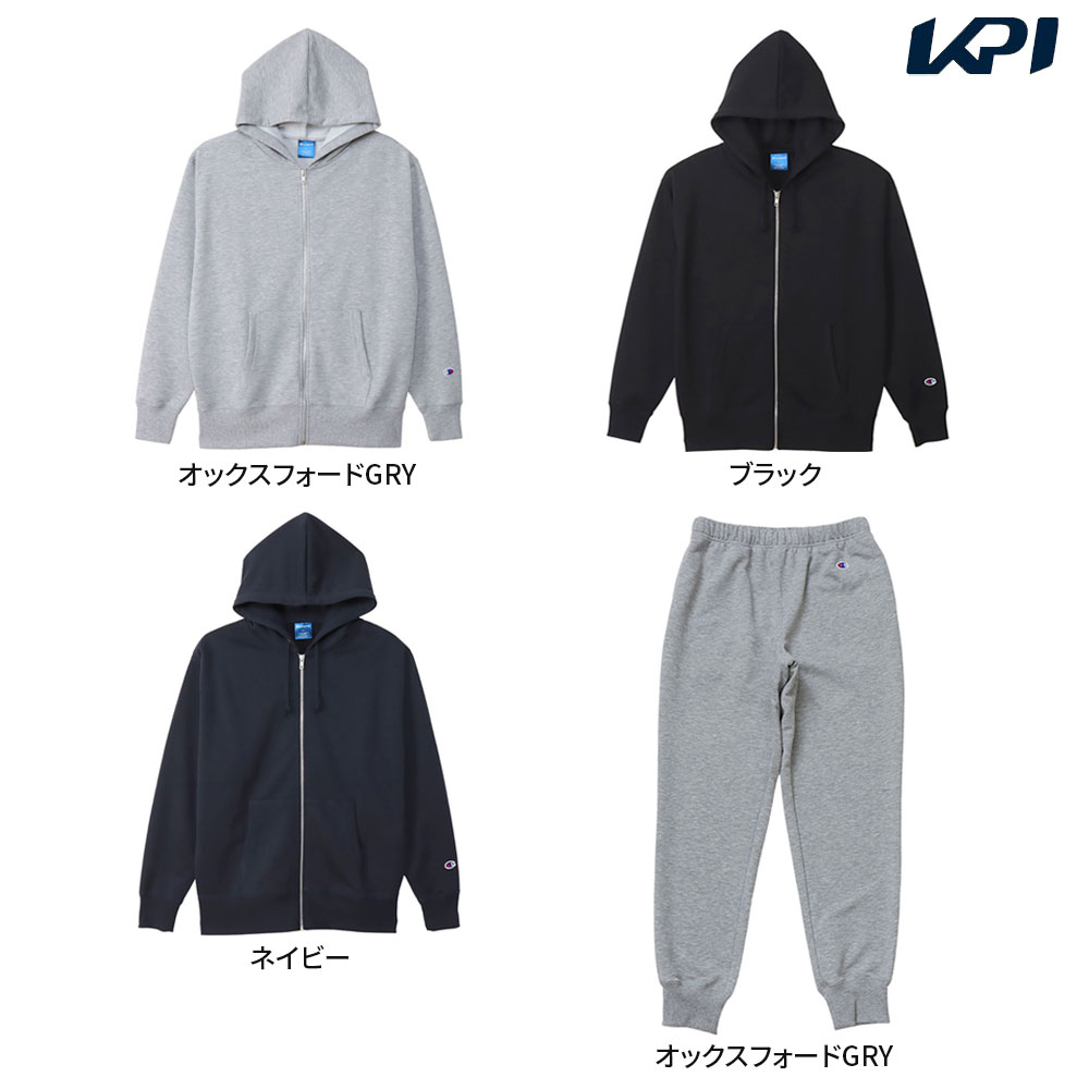 チャンピオン Champion マルチSPウェア ユニセックス 【上下セット】ZIP SWEATSHIRT C3XS160＋パンツC3XS253 C3XS160-C3XS253-070 2023SS