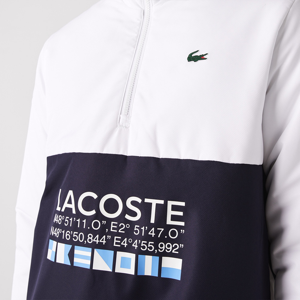 365日出荷 ラコステ LACOSTE テニスウェア メンズ シグナルフラッグ リバーシブルアノラック ブルゾン BH9245L-0L3 2022FW  即日出荷 ○スーパーSALE○ セール期間限定