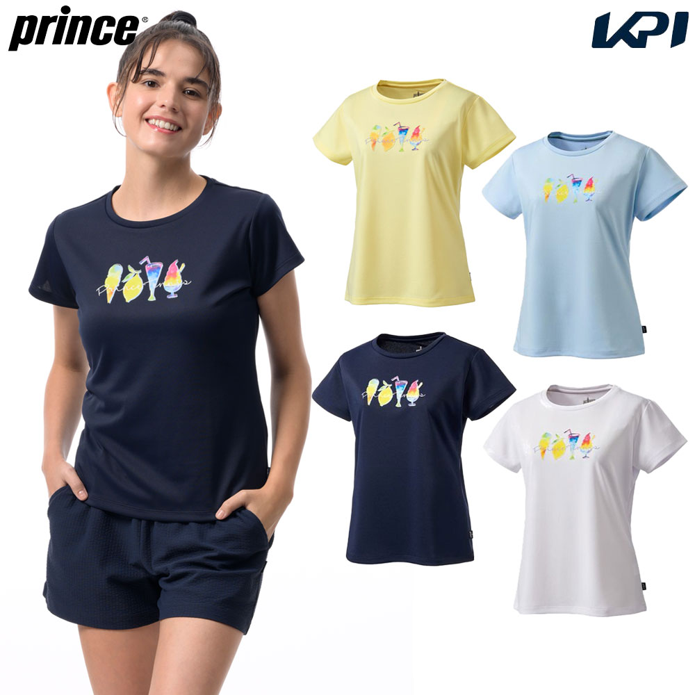 プリンス Prince テニスウェア レディース Tシャツ WS6078 2026SS 4月下旬発売予定※予約