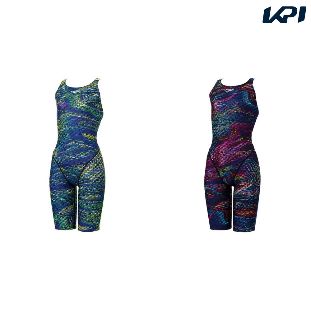 スピード Speedo 水泳水着 レディース   FLEX Σχ Semi Openback Kneeskin(III) SCW12520F 楽天市場】スピード speedo レディース フィットネス水着 フレックス