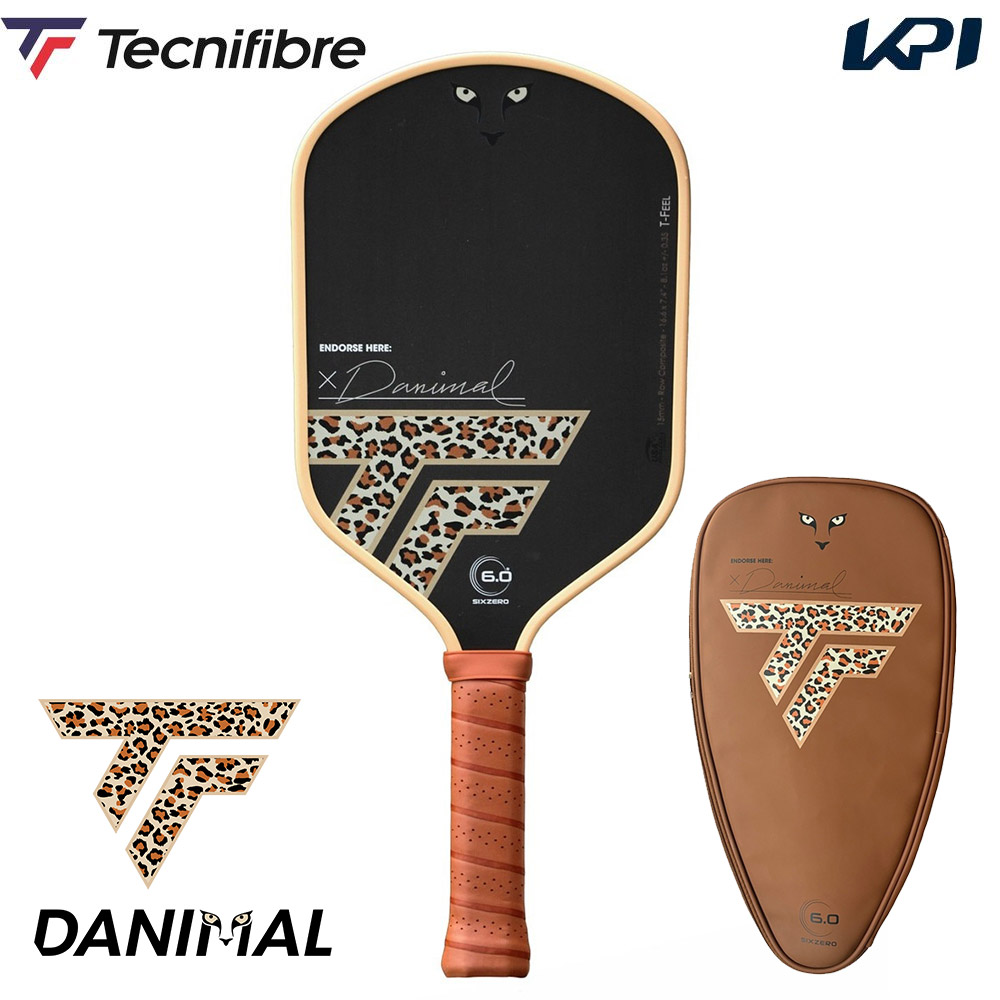 『即日出荷』テクニファイバー Tecnifibre ピックルボールパドル    TF DANIMAL 2025 ダニエル・コリンズ選手共同開発 パワフルモデル 17DANIMA25