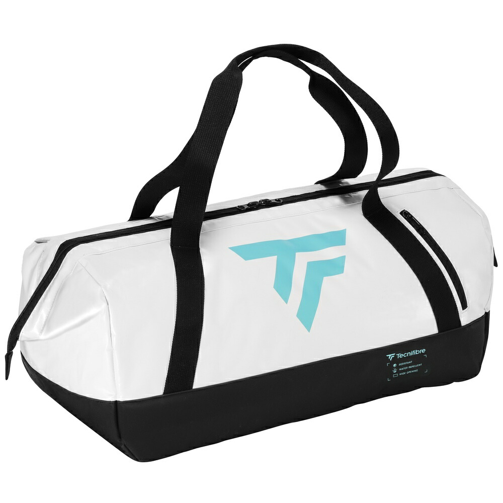 テクニファイバー Tecnifibre テニスバッグ・ケース TOUR WHITE BLUE DUFFEL ツアーホワイト ブルー ダッフルバッグ TEMPO V2連動モデル 40TOUWBLDU