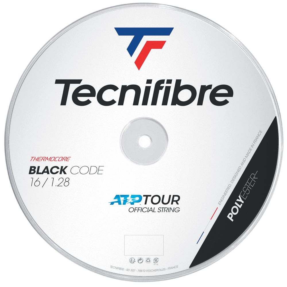 「最短当日出荷」テクニファイバー Tecnifibre テニスガット・ストリング BLACK CODE （ブラックコード） 1.28mm 200mロール TFR412 TFSR401 「キーホルダープレゼント」