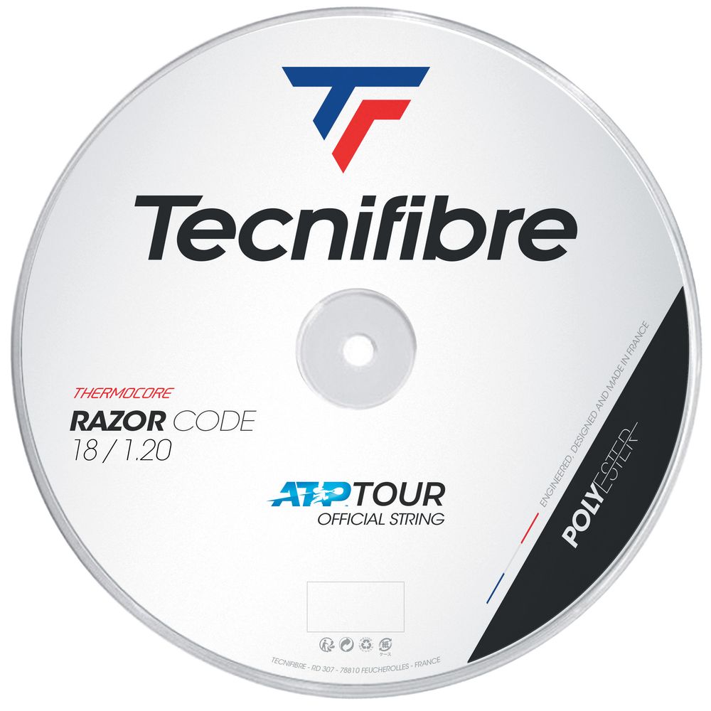 テクニファイバー Tecnifibre テニスガット・ストリング  RAZOR CODE （レーザーコード） 1.20mm  200mロール TFR400 TFSR403 ダニール・メドベージェフ選手使用モデル