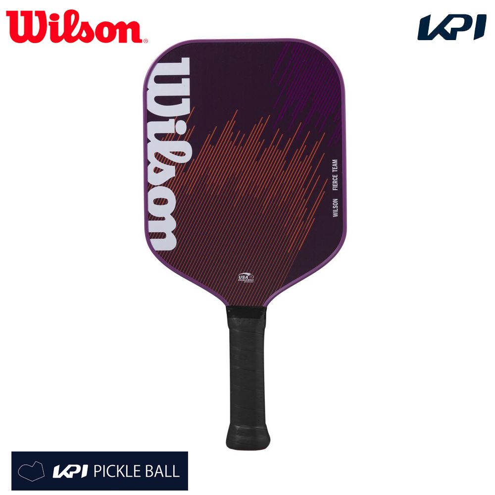 美品　Wilson BLAZE EDGELESS 13mm ピックルボールパドル FIERCE TEAM ピックルボール パドル - パープル by Wilson Japan