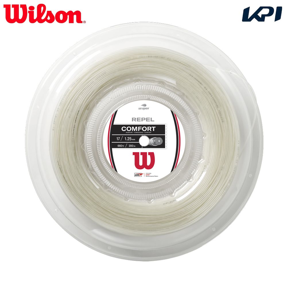 ウイルソン Wilson テニスガット・ストリング REPEL 17 REEL Natural 17G リペル ナチュラル 200m WR831270117|KPI24