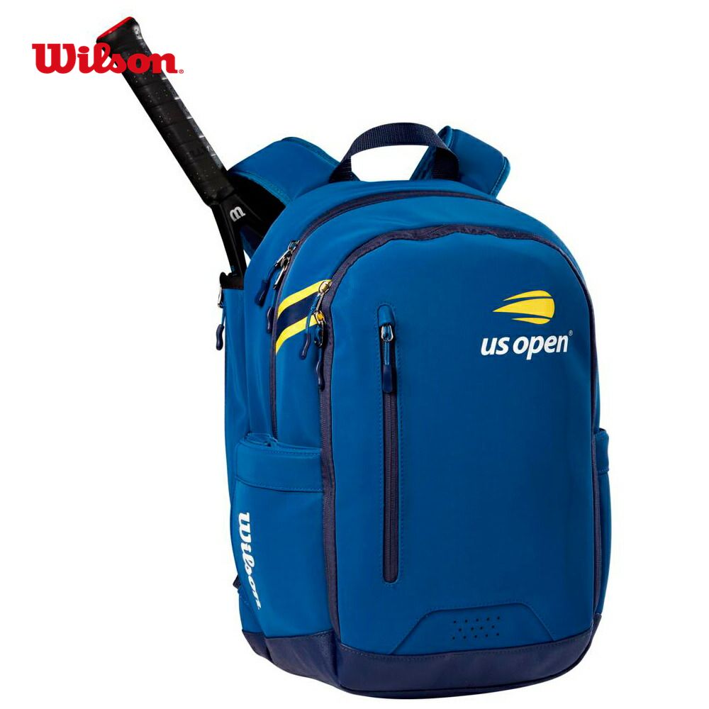 あす楽対応 ウイルソン Wilson テニスバッグ ケース USオープン ツアーバックパック US OPEN TOUR BACKPACK Blue  Yellow White WR8013201001 全米オープン KPI限定商品 即日出荷 【代引き不可】