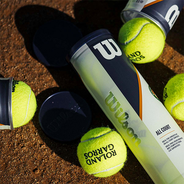 海外並行輸入正規品 ウイルソン Wilson テニスボール ローランギャロス クレーコート ROLAND GARROS CLAY COURT 3球入  1箱 24缶入 WRT125000 即日出荷 あす楽対応