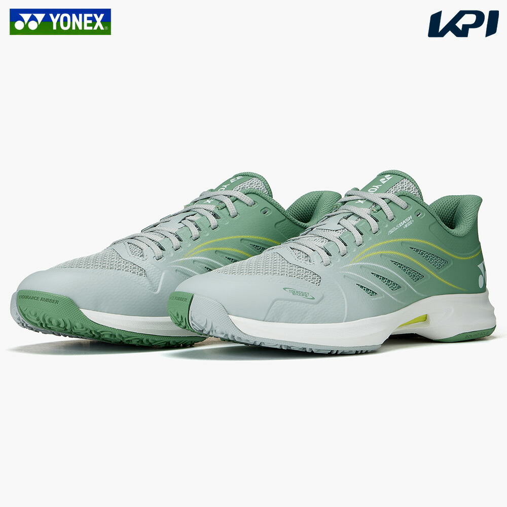 ヨネックス YONEX テニスシューズ ユニセックス AERUS DUSH 5 パワークッション エアラスダッシュ5 ワイド GC SHTAD5WG-809 オムニ・クレーコート用 「エントリーでシューレースプレゼント」