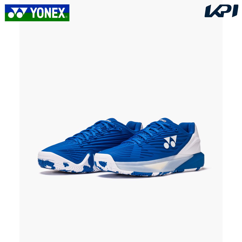 ヨネックス YONEX 庭球シューズ ユニ一発やる   パワークッションエクリプション5MAC 青み/白いこと SHTE5MAC-778「エントリーでシューレースプレゼント」