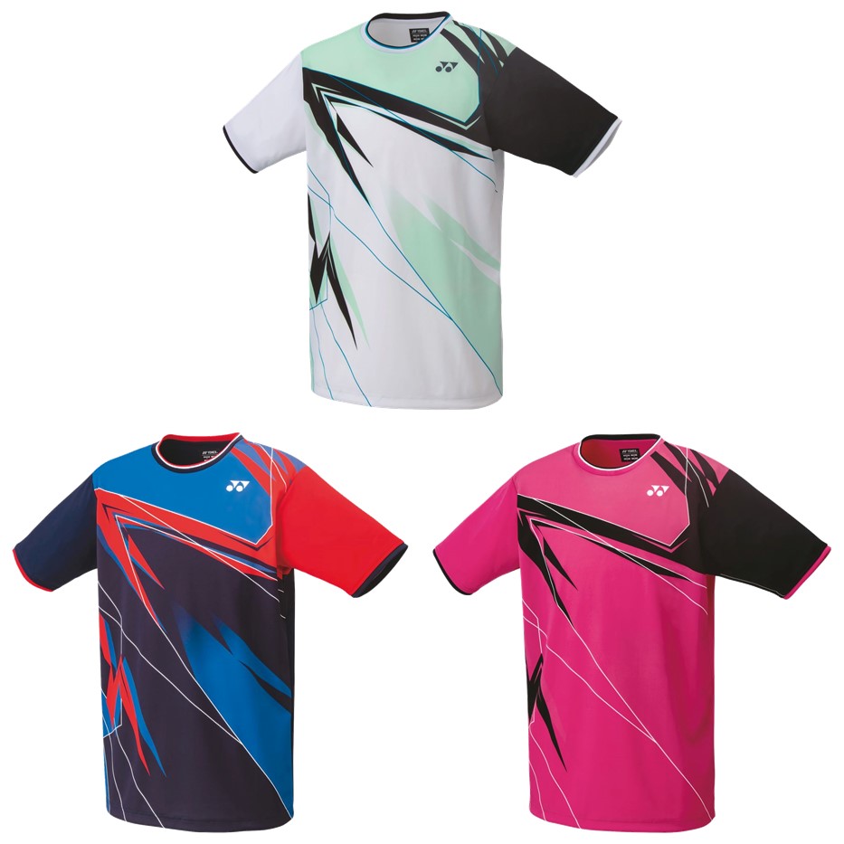 YONEX バドミントン　ソフトテニス　2023日本代表ユニホーム　ゲームウェア YONEX ヨネックス ゲームシャツ(フィットスタイツ) 10525 メンズ