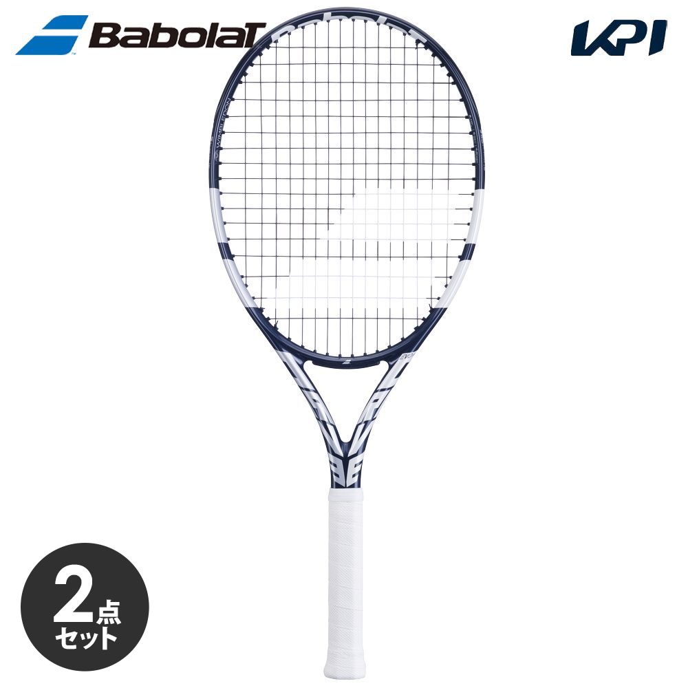 【2個セット】『即日出荷』「ガット張り上げ済み」バボラ Babolat 硬式テニスラケット EVO DRIVE 115 WIMBLEDON エボ ドライブ 115 ウィンブルドン 102523