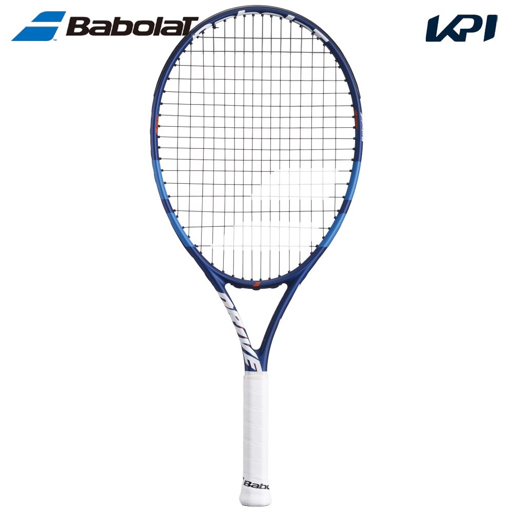 「ガット張り上げ済み」バボラ Babolat ジュニアテニスラケット DRIVE JUNIOR 24 ピュア ドライブ JR 24 ダークブルー 2025 140514