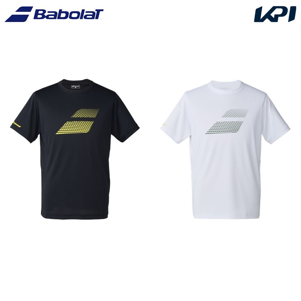 バボラ Babolat テニスウェア ユニセックス PLAY SHORT SLEEVE SHIRT ショートスリーブシャツ プラクティストップ BUP6505 2026SS