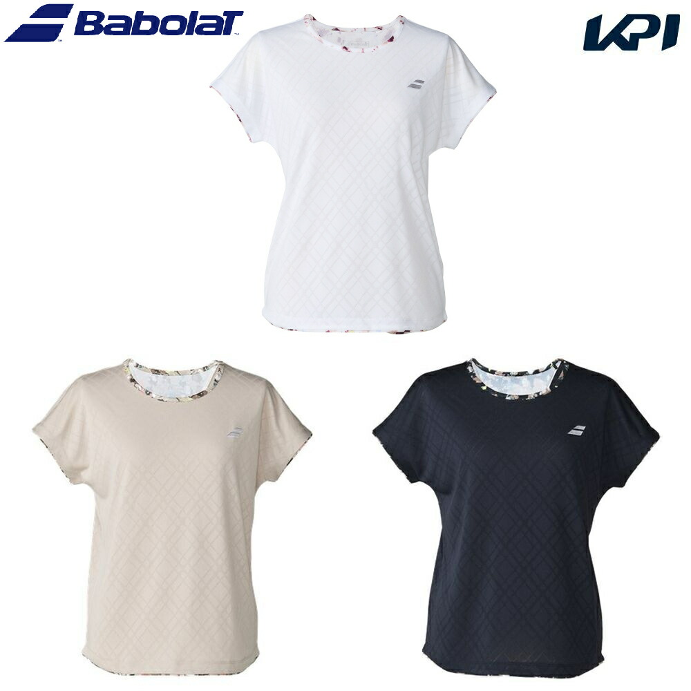 バボラ Babolat 庭球お召しもの レディース PLAY SHORT SLEEVE SHIRT LOOSE FIT  ショートスリーブシャツ ルーズフィット 取り組みプルオーバー BWG6324 2026SS