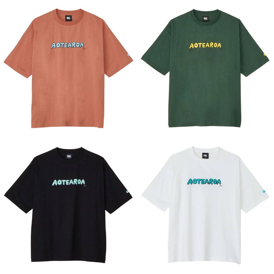 カンタベリー CANTERBURY ラグビーウェア ユニセックス S/S TEE AOTEAROA RSU32618 2026SS