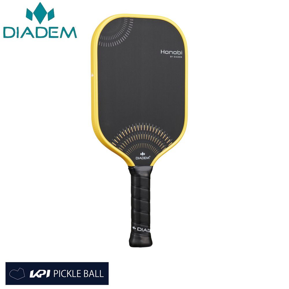 ダイアデム DIADEM ピックルボールパドル    HANABI YELLOW ハナビ 黄色 TPA027 7月中旬発売申し合わせ※取って置く