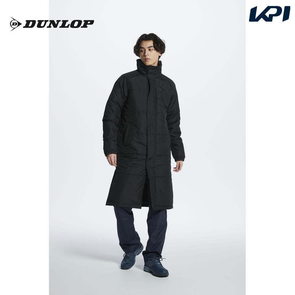 ダンロップ DUNLOP テニスウェア ユニセックス ロングコート ベンチコート DAF6341 2023FW|ウェルネスをサポートするWellMe