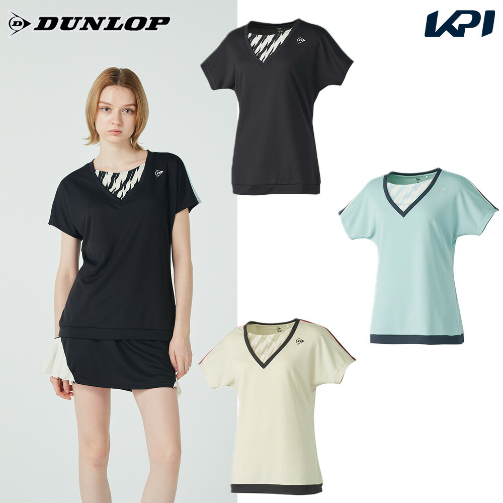 ダンロップ DUNLOP テニスウェア レディース ゲームシャツ DAP1560W 2025FW
