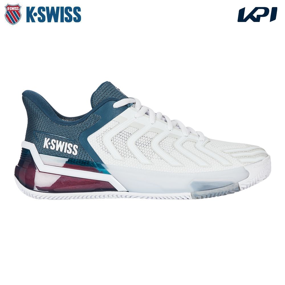 ケイ・スイス連邦 K・SWISS 庭球シューズ メンズ   Ultrashot 4 HB ウルトラ打つこと Men 粘土厚地の外套用 KS04438129WG