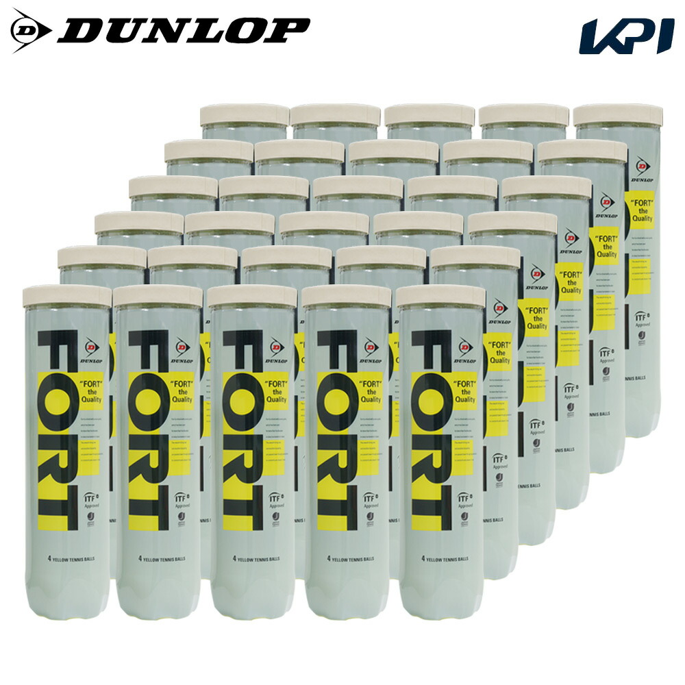 『即日積みだし』DUNLOP(ダンロップ)FORT(フォート)[4個入]1箱(30缶/120球)庭球どんぶり鉢
