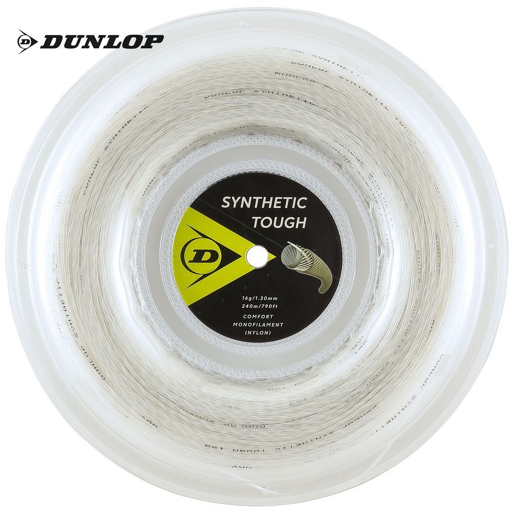 ダンロップ DUNLOP テニスガット・ストリング SYNTHETIC TOUGH シンセティック・タフ ロールタイプ 240mロール DST22001