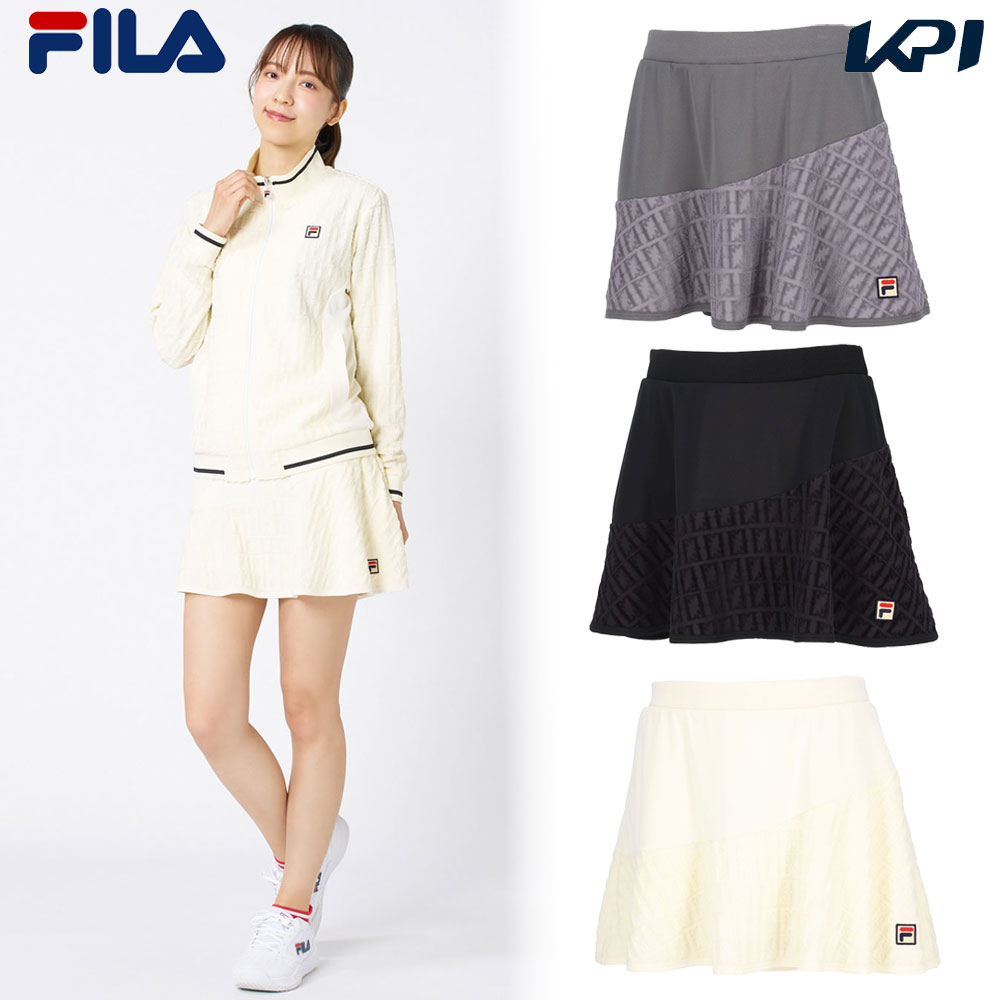 フィラ FILA テニス レディース ファー ベスト スコート 2点セット フィラ ウェア（レディース） ]スコート／レディース（VL2922