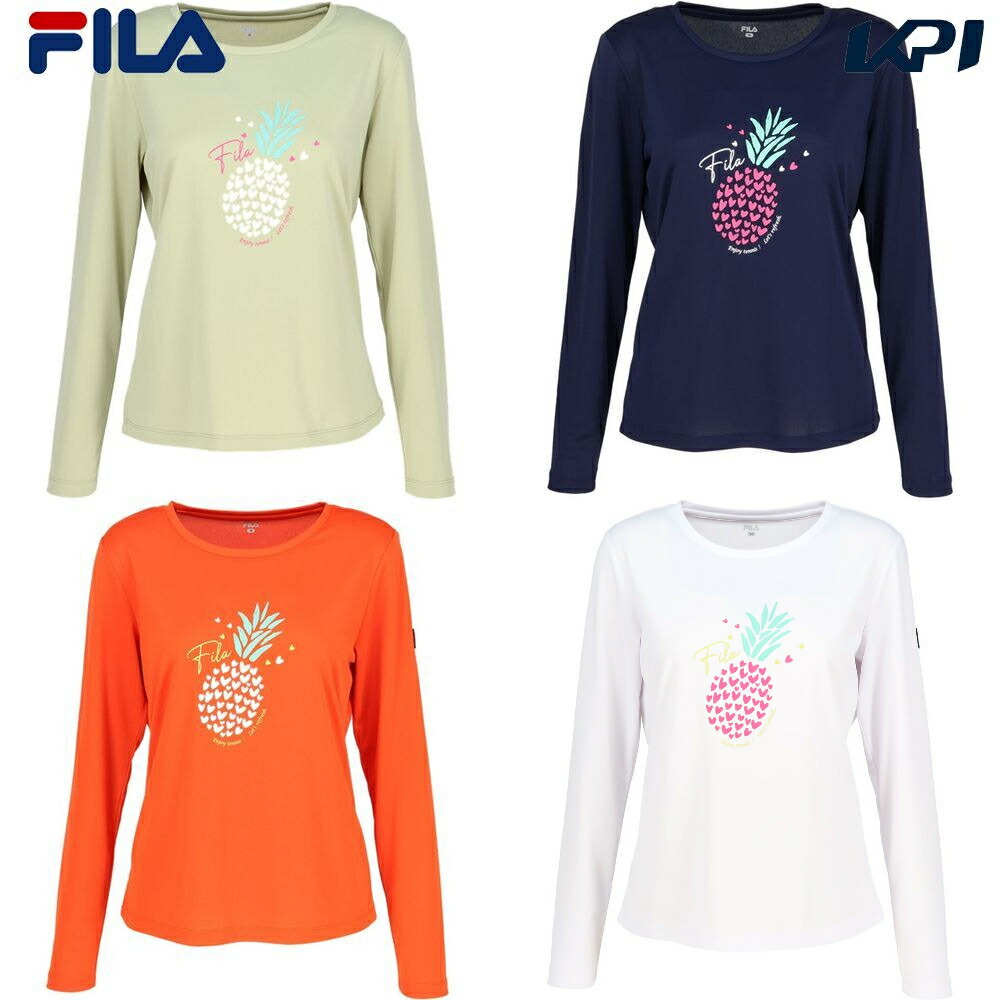 フィラ FILA テニスウェア レディース ロングスリーブグラフィックTシャツ CZ6SGW010 2026SS 2月上旬発売予定※予約
