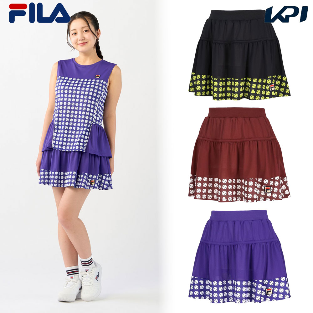 フィラ FILA 庭球御召しもの レディース   スカート CZ6SGW055 2026SS
