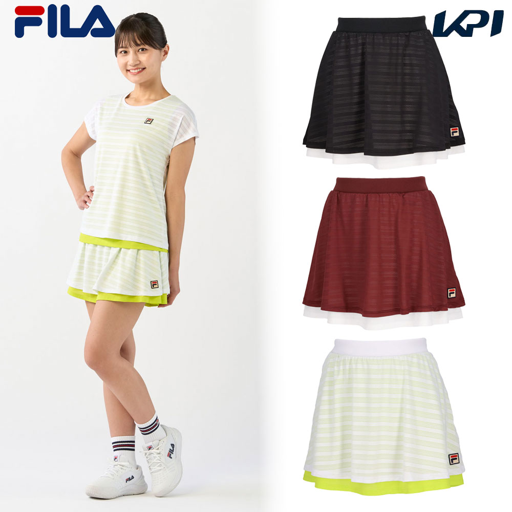 フィラ FILA 庭球御召しもの レディース   スカート CZ6SGW060 2026SS