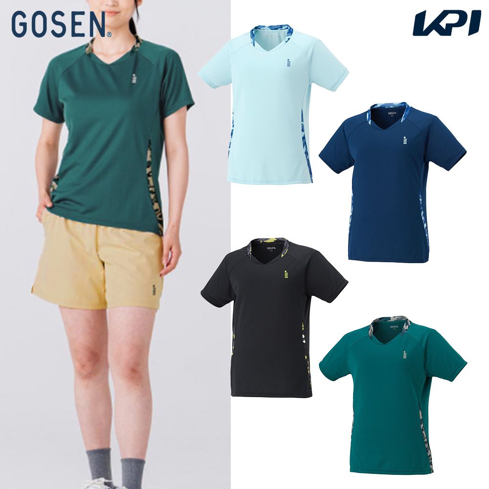ゴーセン GOSEN テニスウェア レディース ゲームシャツ T2623 2026SS
