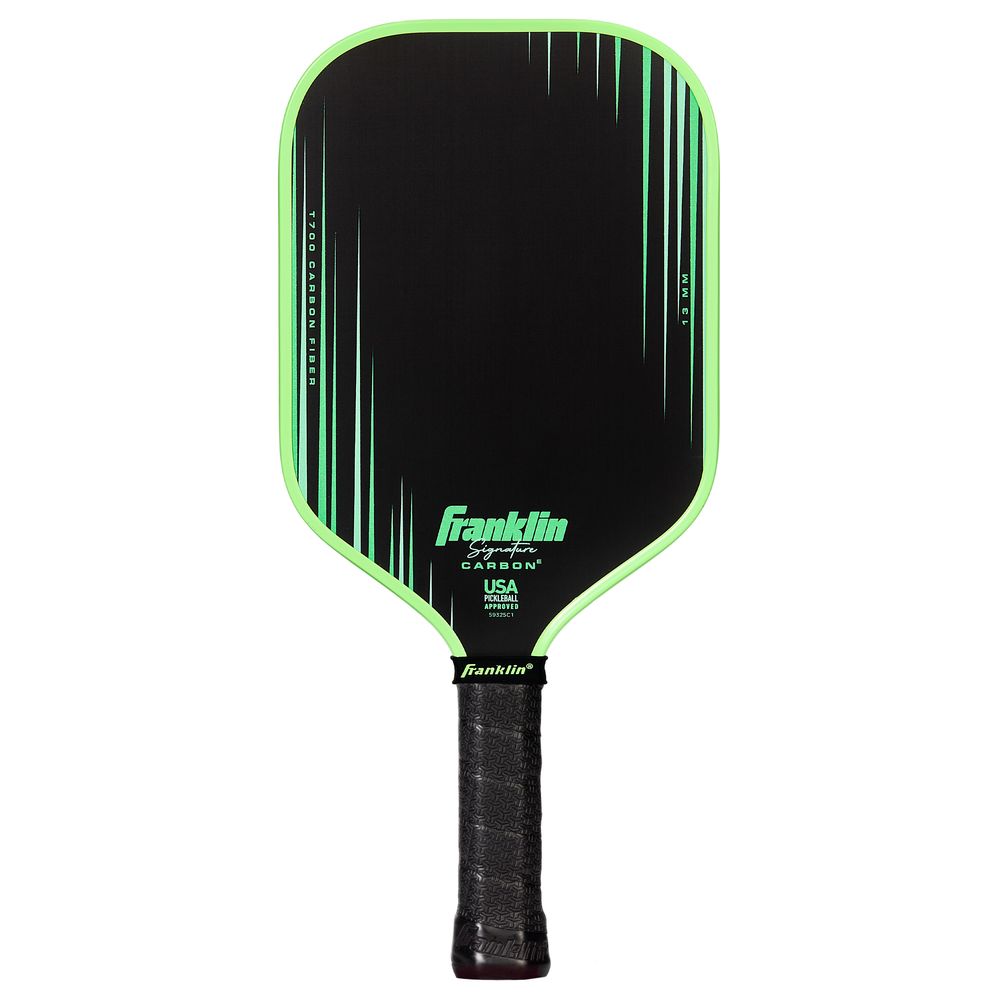 フランクリン Franklin ピックルボールパドル Signature Carbon Elongated 書き判 炭素 エロンゲイティッド 13MM Green 59325C1