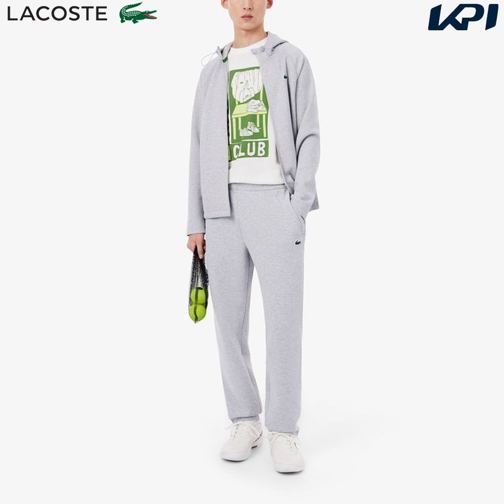 ラコステ LACOSTE テニスウェア メンズ ストレッチダブルフェイススウェットパンツ XH0142-99-CCA 2026SS「タオルキャンペーン対象」『即日出荷』