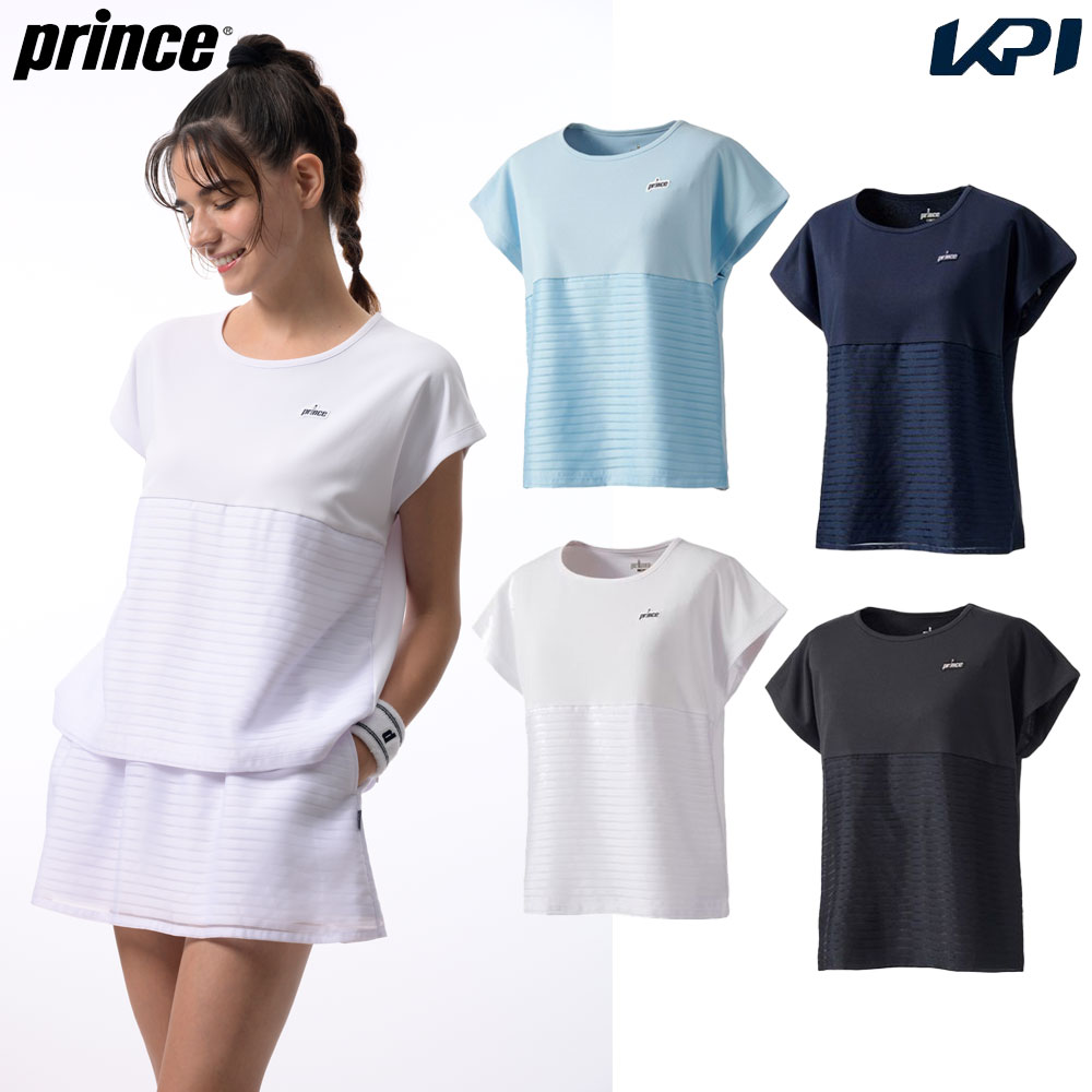 プリンス Prince テニスウェア レディース ゲームシャツ WS6074 2026SS