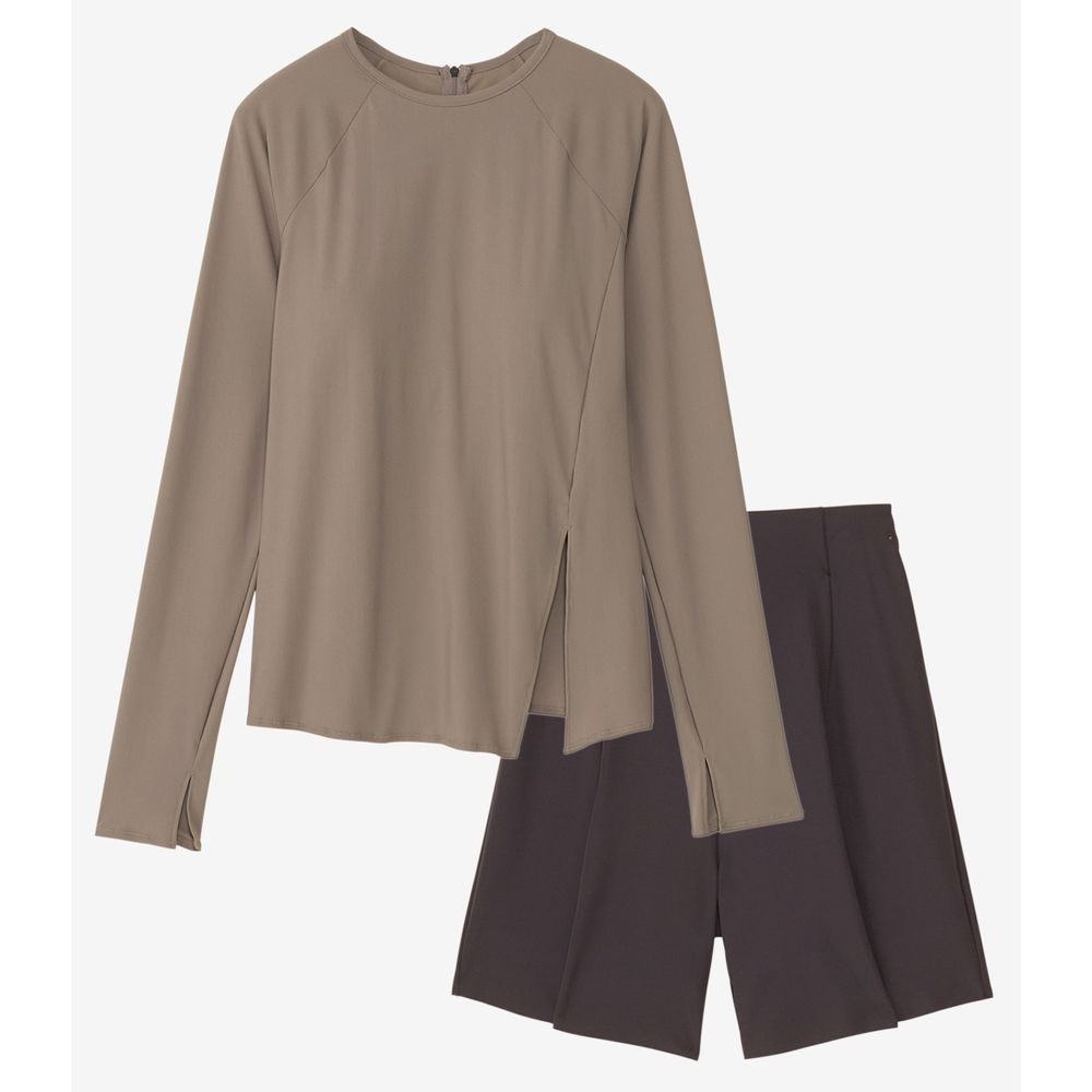 素早さ Speedo 水泳ぎ御召しもの レディース   L/S SEPARATES SFW22430-FC 2026SS