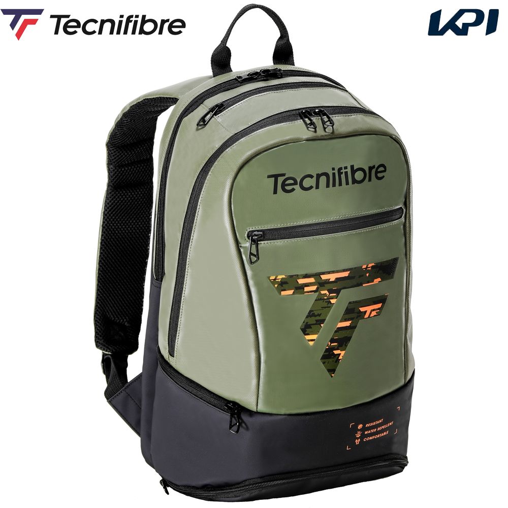 テクニファイバー Tecnifibre テニスバッグ・ケース TOUR ENDURANCE KHAKI BACK ツアーエンデュランス カーキ バックパック 40TOUKHABA