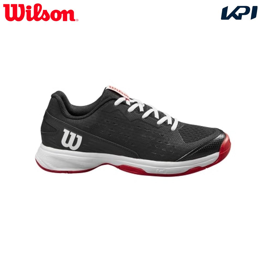 ウイルソン Wilson テニスシューズ ジュニア RUSH PRO JR L Black/RD/Wh ラッシュプロ WRS333010
