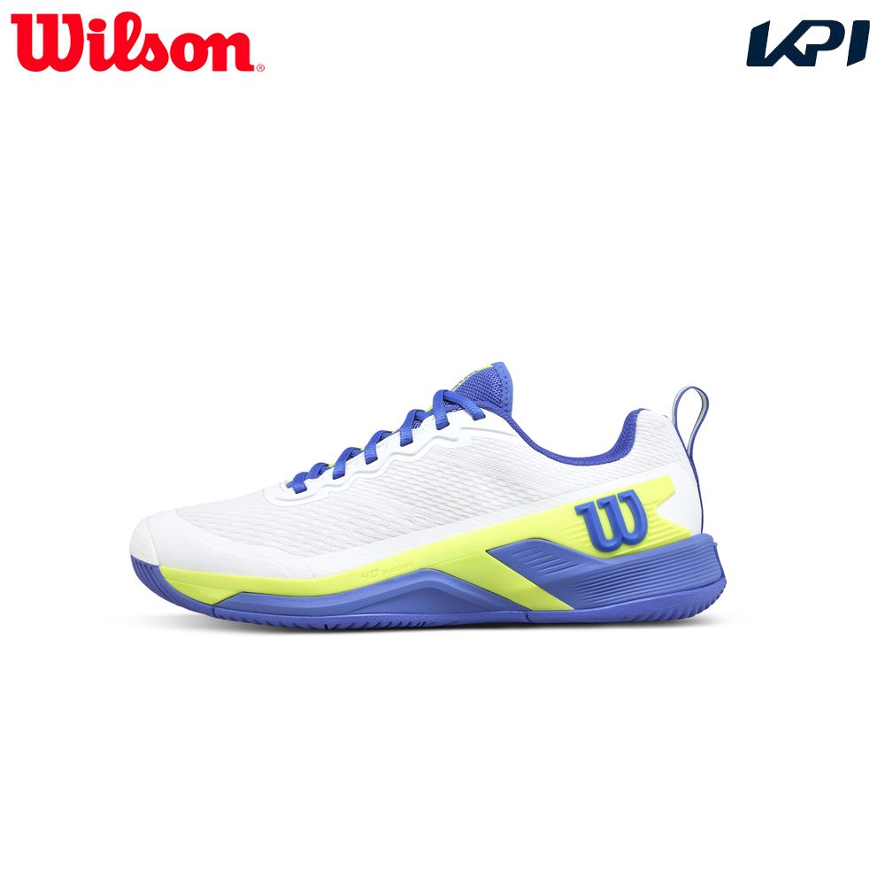 『即日積みだし』ウイルソン Wilson 庭球シューズ メンズ   RUSH PRO 4.5 Wh/Amparo Bl 混雑時労働者階級 4.5 オール厚地の外套 WRS336680U