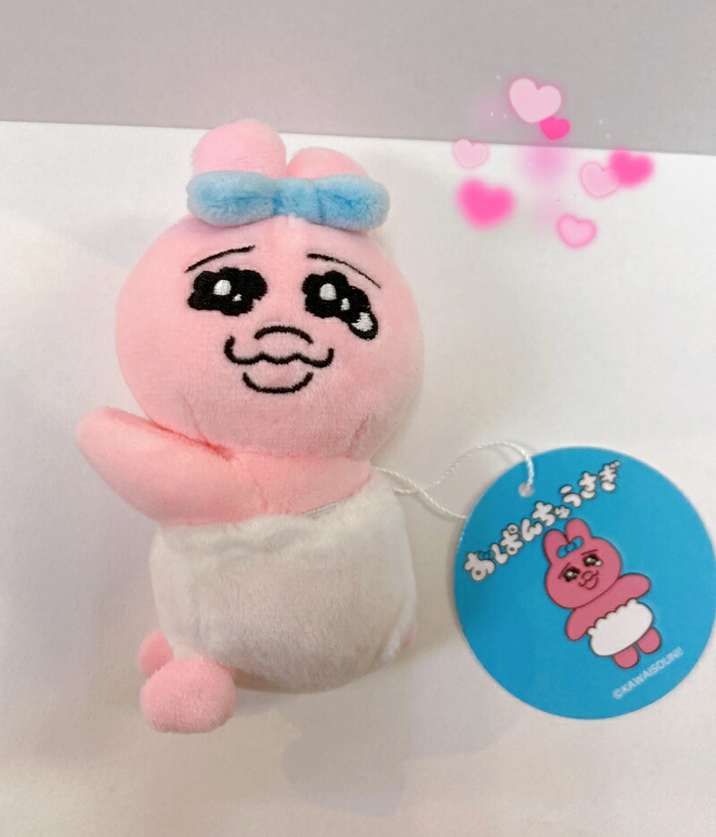 楽天市場】おぱんちゅうさぎ ぬいぐるみピンバッチ安全ピン(口