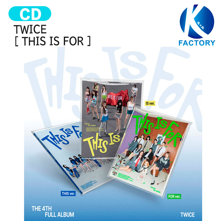 楽天市場】TWICE - 4TH FULL ALBUM 「THIS IS FOR」 トゥワイス