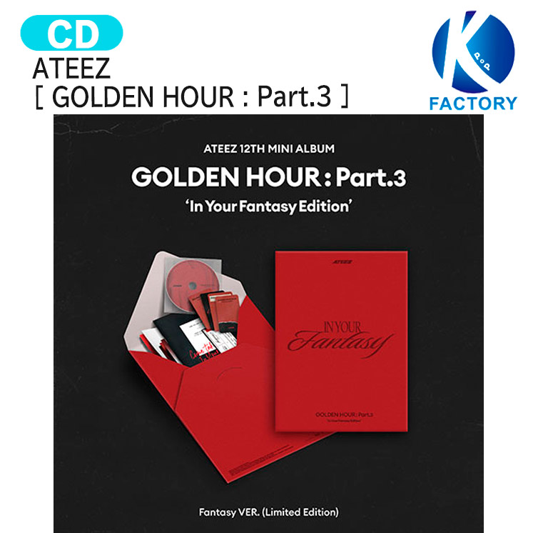 ATEEZ ミンギ GH3 lN YOUR FANTASY edition ATEEZ – 12TH MINI ALBUM [GOLDEN HOUR : Part.3 'In Your