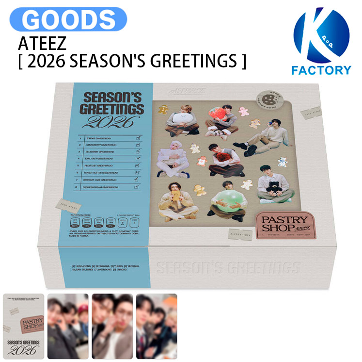 楽天市場】【KQ特典付】ATEEZ 2025 Season's Greetings ROCK WILL